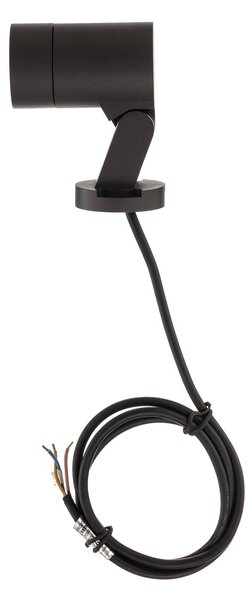 Arcchio Hemmani földi tüskés spotlámpa, magasság 35 cm, antracit, alumínium, Fekete, Alumínium, Modern