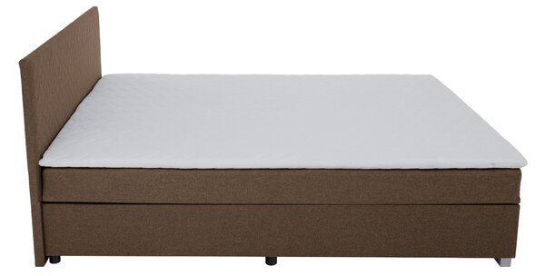 KONDELA Boxspring ágy, barna, 160x200, ADARA