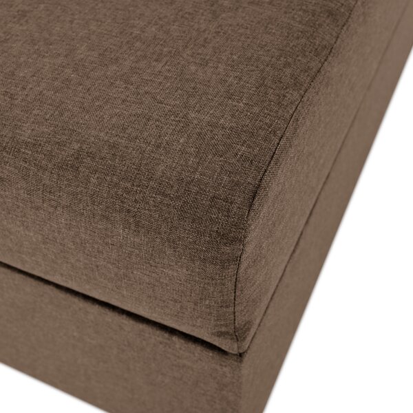 KONDELA Boxspring ágy, barna, 160x200, ADARA