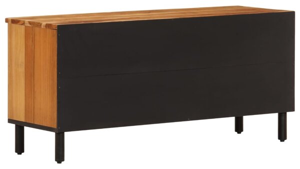 Tömör akácfa és szerelt fa TV-szekrény 100 x 33 x 46 cm