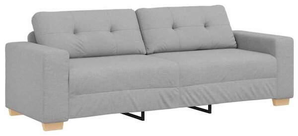 3-Fős kanapé Felhőszürke 220 cm szövet