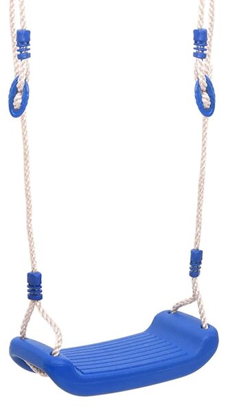 2 db kék polietilén hinta kötéllel 38 x 16 cm