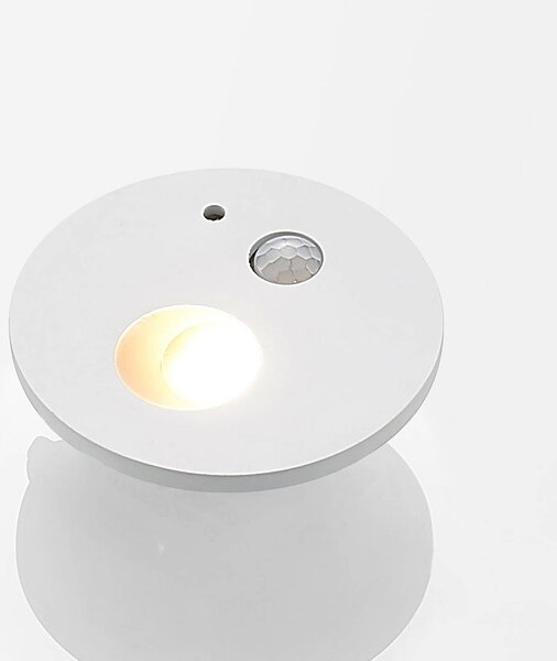 Arcchio Neru LED beépíthető lámpa érz. kerek fehér, Fehér / opál, Nappali / Étkező, Alumínium, Modern