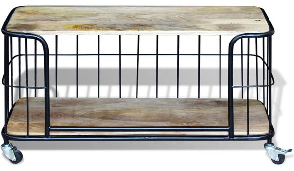 100x40x45 cm tömör mangófa TV szekrény