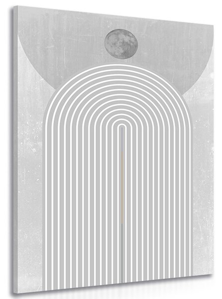 Kép modern szürke szivárvány Mid-Century