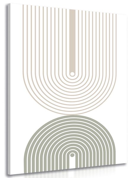 Kép minimalista szivárványok Mid-Century