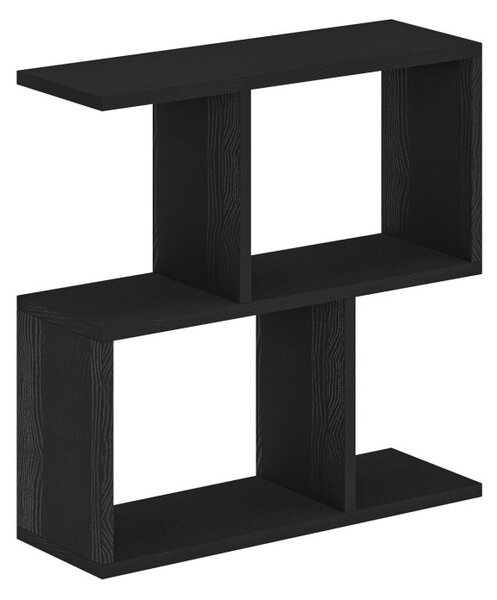 Homemania dohányzóasztal, fekete fa, 60 cm