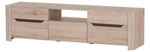 TV asztal/szekrény Dessum 20 (san remo tölgy + barna)
