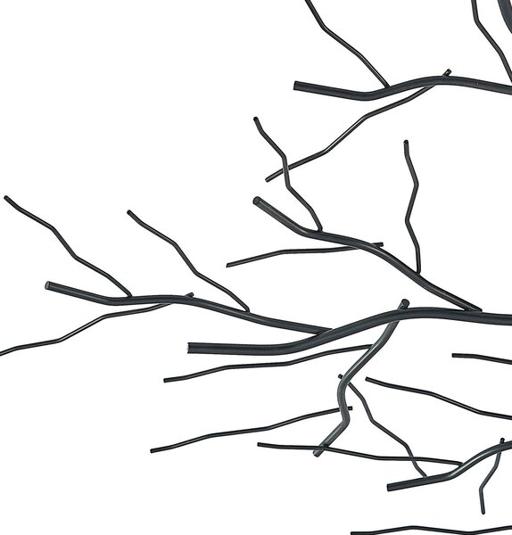 Lindby mennyezeti lámpa Vetki, Ø 60 cm, fekete, 1-lámpás, fém, dimmelhető, Fekete, Nappali / Étkező, fém, Modern
