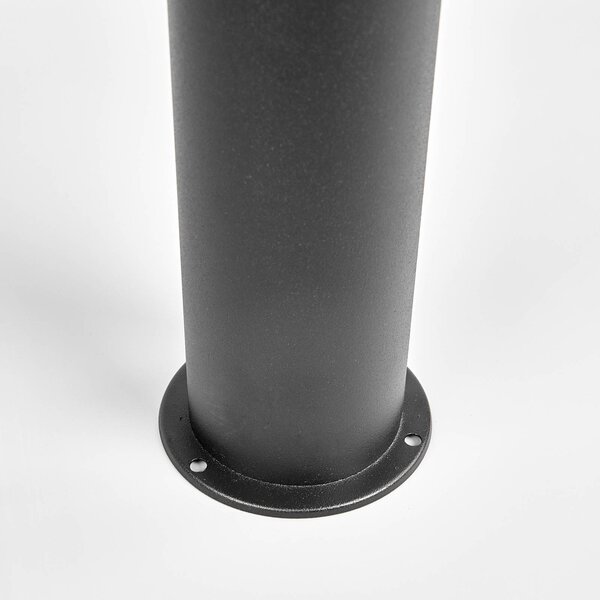 Lindby LED ösvény lámpa Lanea, 60 cm, fekete, rozsdamentes acél, IP44, Fekete, Rozsdamentes acél, Modern