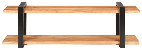 Tömör akácfa TV-szekrény 130 x 40 x 40 cm