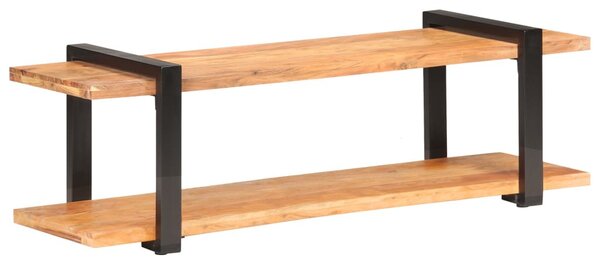 Tömör akácfa TV-szekrény 130 x 40 x 40 cm