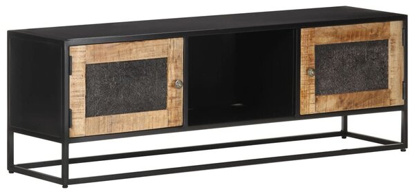 Nyers mangófa TV-szekrény 120 x 30 x 40 cm