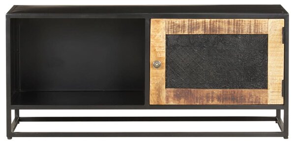 Nyers mangófa TV-szekrény 90 x 30 x 40 cm