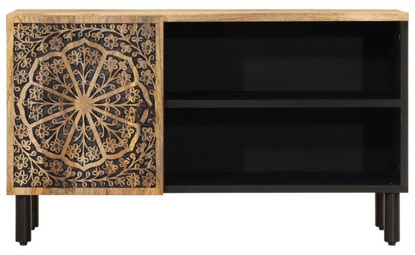 Tömör mangófa TV-szekrény 80 x 31 x 46 cm