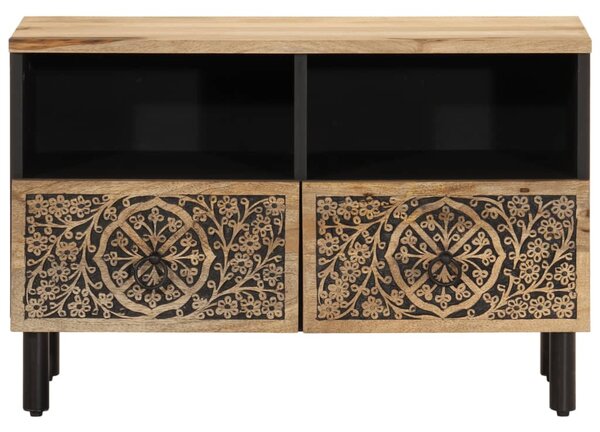 Tömör mangófa TV-szekrény 70 x 33 x 46 cm