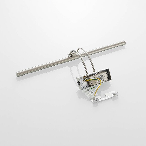 Lucande LED-es képvilágítás Dimitrij, nikkel, fém, 54cm, Alu / szürke / cink, Nappali / Étkező, fém, Modern