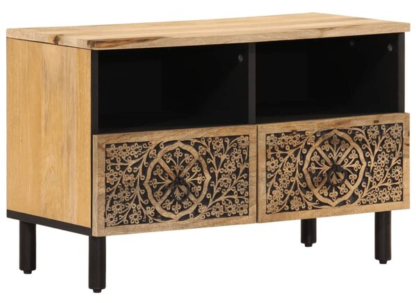 Tömör mangófa TV-szekrény 70 x 33 x 46 cm