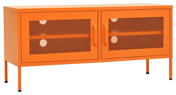 Narancssárga acél TV-szekrény 105 x 35 x 50 cm