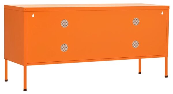 Narancssárga acél TV-szekrény 105 x 35 x 50 cm