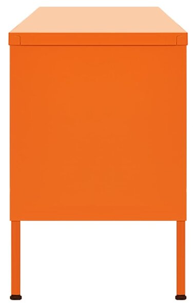 Narancssárga acél TV-szekrény 105 x 35 x 50 cm