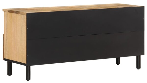 Tömör mangófa TV-szekrény 100 x 33 x 46 cm