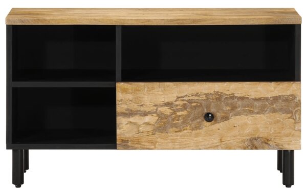 Tömör mangófa TV-szekrény 80 x 33 x 46 cm