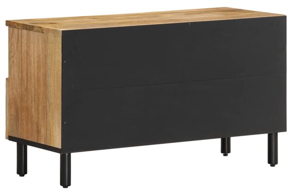 Tömör mangófa TV-szekrény 80 x 33 x 46 cm