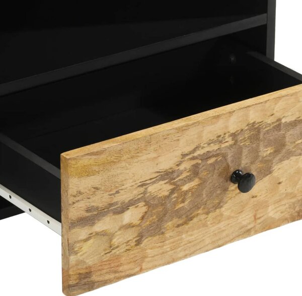 Tömör mangófa TV-szekrény 80 x 33 x 46 cm