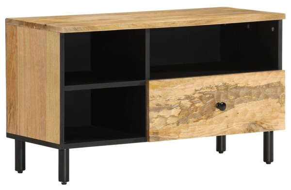 Tömör mangófa TV-szekrény 80 x 33 x 46 cm