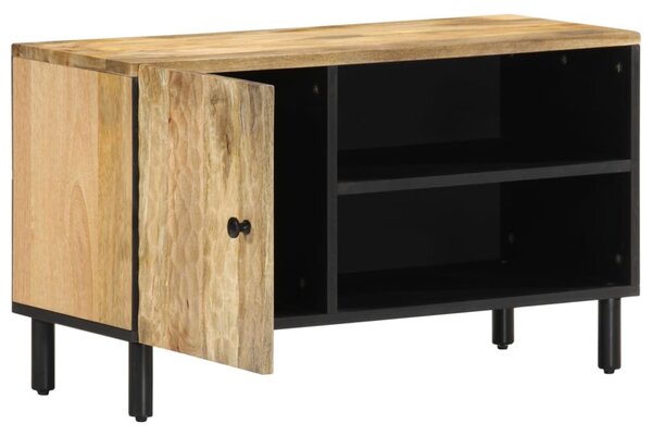 Tömör mangófa TV-szekrény 80 x 31 x 46 cm