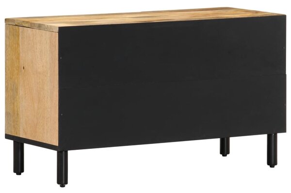 Tömör mangófa TV-szekrény 80 x 31 x 46 cm