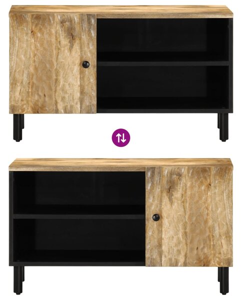 Tömör mangófa TV-szekrény 80 x 31 x 46 cm