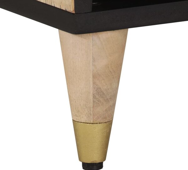 Tömör mangófa TV-szekrény 100 x 33 x 46 cm