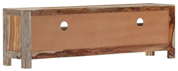 Tömör akácfából TV-szekrény 130 x 30 x 40 cm
