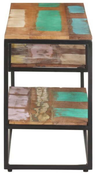 Tömör újrahasznosított fa TV-szekrény 130 x 30 x 45 cm
