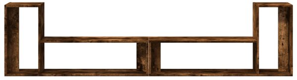 2 db füstös tölgy színű szerelt fa TV-szekrény 100 x 30 x 50 cm