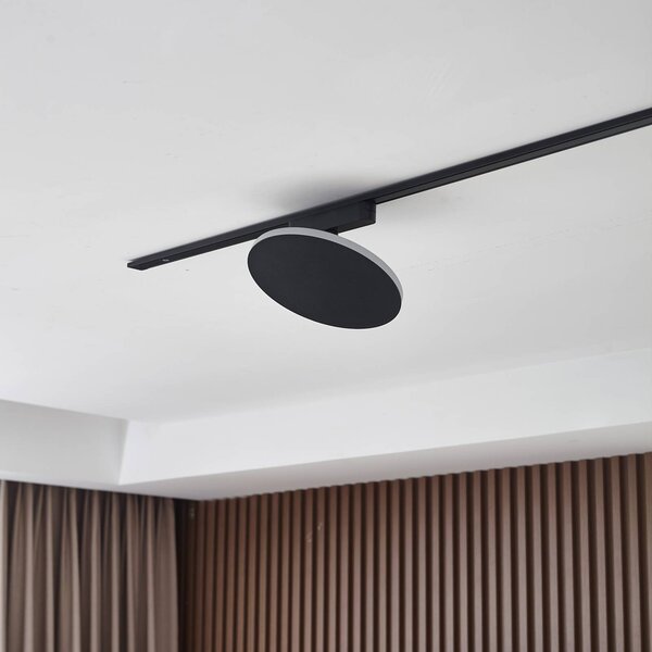 Lindby LED-es lámpa Lumaro, fekete, alumínium, 48V, dimmelhető