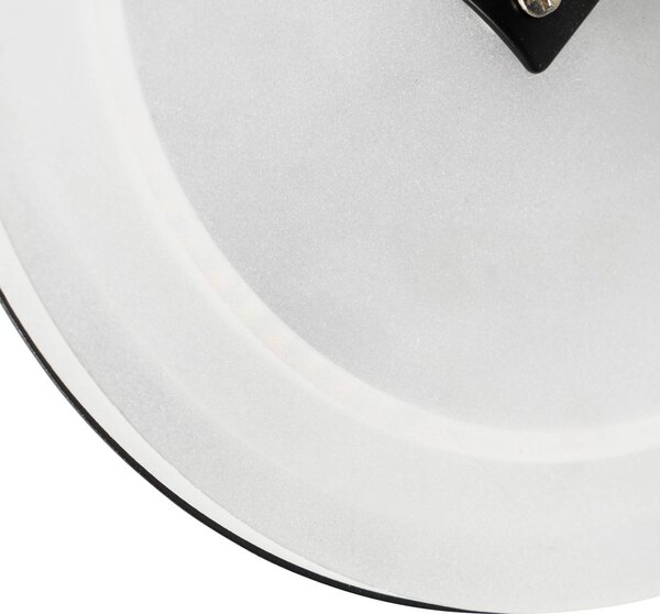 Lindby LED-es lámpa Lumaro, fekete, alumínium, 48V, dimmelhető