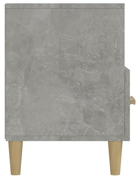 Betonszürke szerelt fa TV-szekrény 102 x 36 x 50 cm