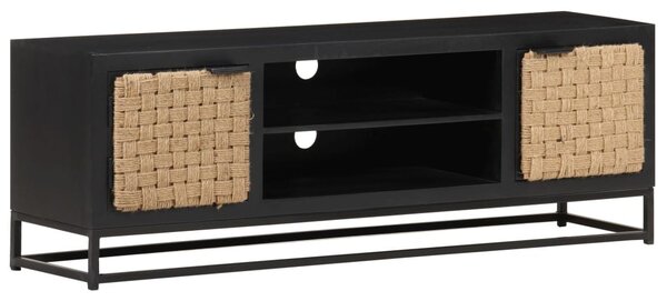 Tömör mangófa TV-szekrény 120 x 30 x 40 cm