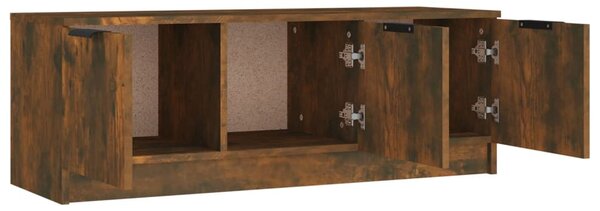 Füstös tölgy színű szerelt fa TV-szekrény 102 x 35 x 36,5 cm