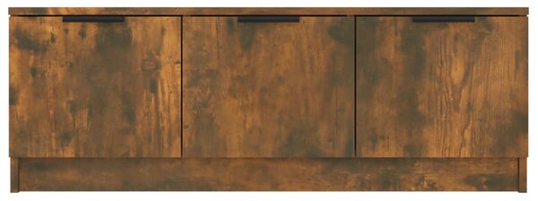 Füstös tölgy színű szerelt fa TV-szekrény 102 x 35 x 36,5 cm