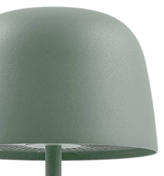 Lindby LED asztali világítás Arietty, zöld, dimmelhető, IP65, dimmelhető, Zöld, Nappali / Étkező, Alumínium, Modern