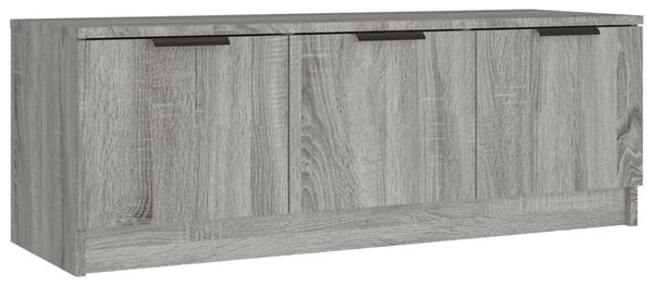 Szürke sonoma színű szerelt fa TV-szekrény 102 x 35 x 36,5 cm