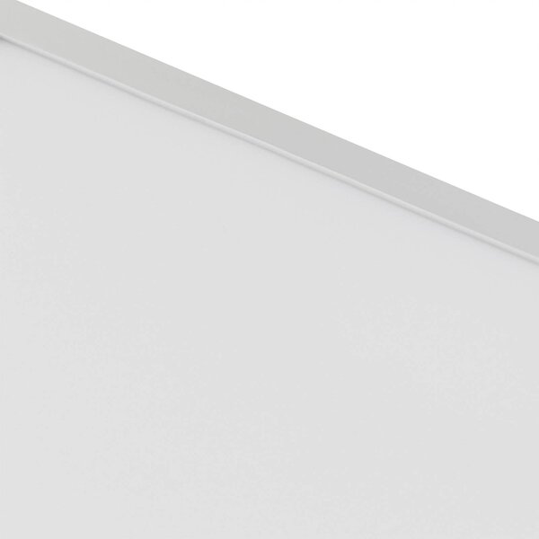 Lindby LED panel Lamin, fehér, 120 cm, CCT, fényerőszabályzó, távirányítóval, dimmelhető, Fehér / opál, Nappali / Étkező, Modern