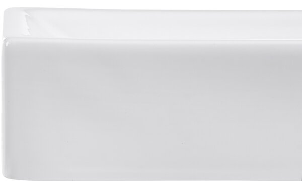 Pultra helyezhető mosdókagyló LIMARI 45 x 24 cm Kerámia Fehér Jobb oldali