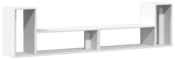 2 db fehér szerelt fa TV-szekrény 100 x 30 x 50 cm