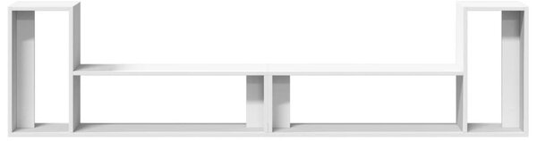 2 db fehér szerelt fa TV-szekrény 100 x 30 x 50 cm
