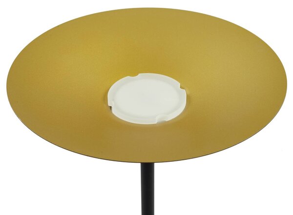 Lindby LED álló világítás Norvind, fekete, fém, 1 izzóval, Fekete, Nappali / Étkező, fém, Modern